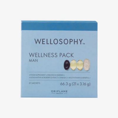 Wellosophy Wellness Pack miehille X 2 package